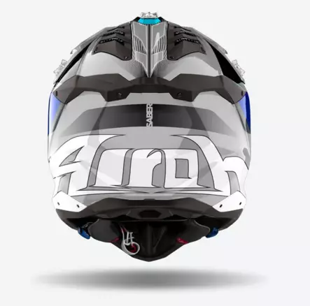 Airoh Aviator 3 Saber takaa sininen - Crossikypärät - 57-24001 - 2