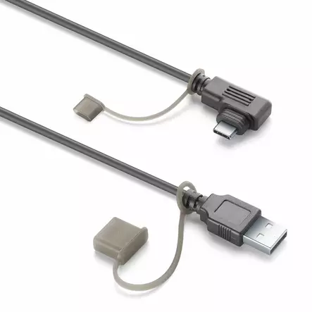 Interphone Virtajohto USB-A/USB-C Ridesync näyttöön - Älypuhelin- ja tablettitarvikkeet - 297-2400-1 - 1