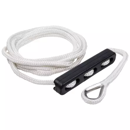 Qvarken Kiinnitysköysi Dockline joustimella 14mm 4m valkoinen - Veneen kiinnitysköydet - 102-03-0121 - 1