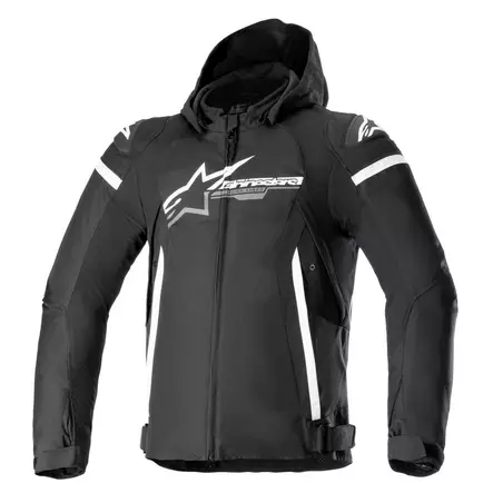MP ajotakki Alpinestars Zaca, vedenpitävä, musta/valkoinen - MP Ajotakit - D439161 - 2