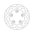 Brembo Jarrulevy Serie Oro - Moottoripyörän jarrulevyt - 232-68B40771 - 1