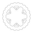 Moto-Master Nitro rear disc Yamaha: mud - Crossipyörän jarrulevyt - 235-110641 - 1