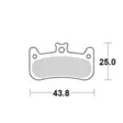 Motomaster Brake pad bicycle Organic: Fo - Polkupyörän jarrupalat - 235-734241 - 1
