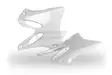 Polisport jäähdyttimen suojat Yamaha YZ125/250(02-14), Valkoinen - Crossipyörän jäähdyttäjän ritilät - 176-8426000001 - 1
