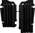 Polisport radiator louvers Kawasaki KX250F(17-20) OEM Color black - Crossipyörän jäähdyttäjän ritilät - 179-8461600001 - 1