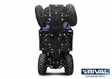 Rival muovinen pohjapanssari 10mm - CF Moto CForce 450 520 2022- - Mönkijän muoviset pohjapanssarit - 72-2K-8165-1 - 4