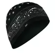Zan Headgear Beanie, SportFlex Series, Black Paisley - Kypärähuput - WHLL101 - 1