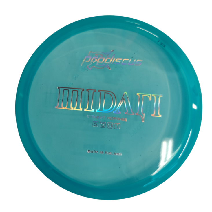 Frisbeegolfkiekko Prodiscus Premium MIDARi, turkoosi - Midarit ja lähestymiskiekot - Prd202-1 - 1