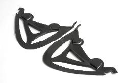 Lisäsuoja jaloille, pari (kiss/sleepy) - Polkupyörän lastenistuimet ja kärryt - HAMAX99121603071 - 1