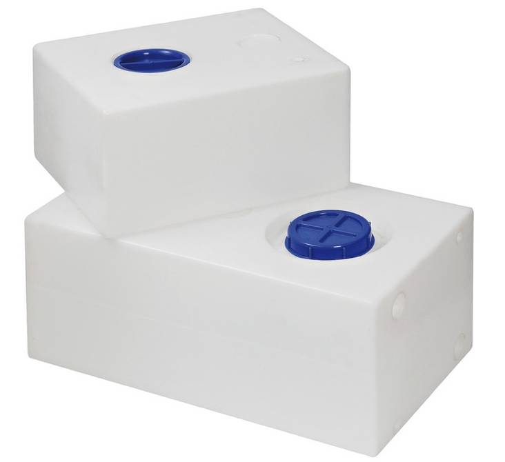 Osculati vesisäiliö 130 litraa, 88 x 50 x 30cm - Veneen vesisäiliöt - M52-194-71 - 1