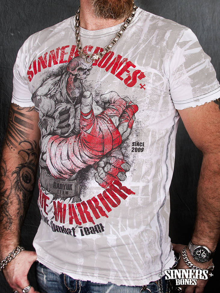 Sinners Bones - A True Warrior t-paita - T-paidat - SB0026-1 - 1