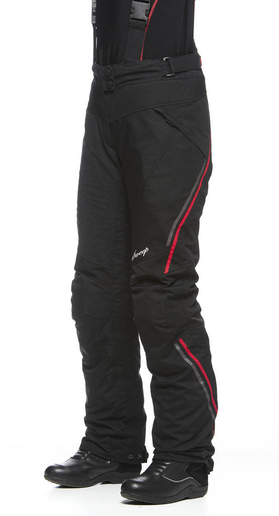 Sweep Voyage 2 naisten vedenpitävä ajohousu, musta/punainen - MP Ajohousut - TTVOYA2-01 - 1