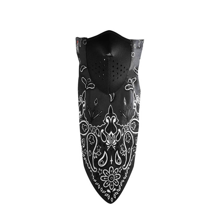 ZanHeadgear NeoDanna puuvilla/neopreenimaski, Black Paisley - Neopreenimaskit ja huivit - WNEO101 - 1