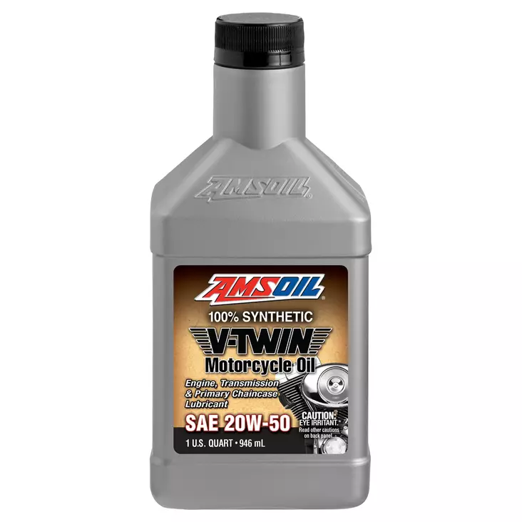Amsoil 20W-50 Synthetic V-Twin Motorcycl - 4-T Moottoriöljyt - 55-680-001 - 1