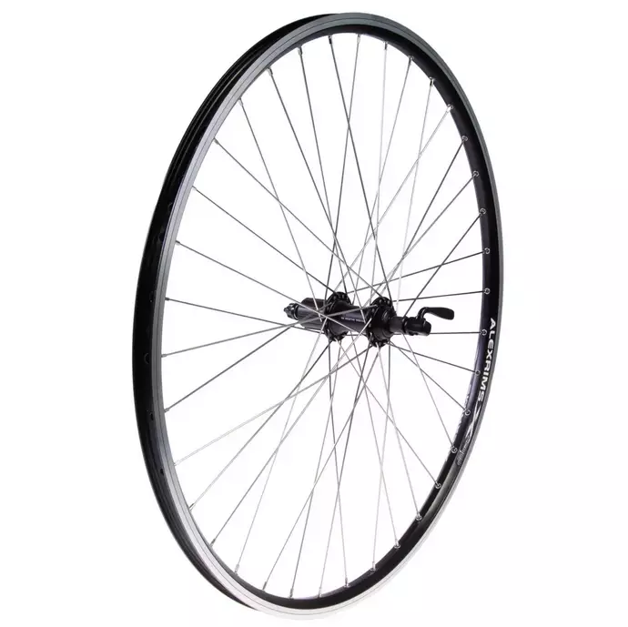 Takapyörä 27.5" 19-584 SHIMANO Acera (Center Lock). 8/9/10 pikalukitus. Alex X-2 - Vanteet taakse kasetti - 59121 - 1