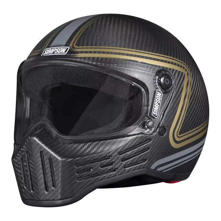 MP-kypärä SIMPSON M30 Slipline, carbon - Umpikypärät - 638-2621 - 1