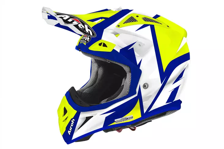 Airoh Aviator 2.2 Steady keltainen kiiltävä - Crossikypärät - 57-6007-1 - 2
