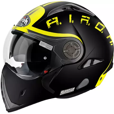 Airoh J 106 Modular Smoke musta matta - Avattavat- ja avokypärät - 57-6058-1 - 1