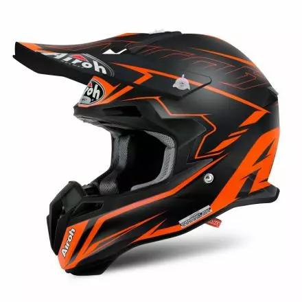 Airoh Kypärä Terminator 2.1 S Slim oranssi matta - Crossikypärät - 57-7019-1 - 2