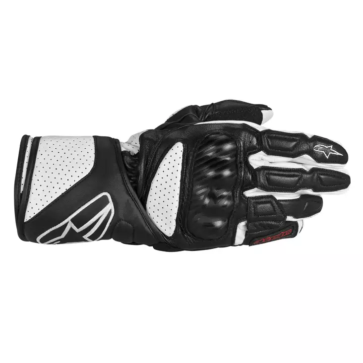 Ajohanskat Alpinestars SP-8, musta/valkoinen - MP Ajohanskat - 694-3558313-12-1 - 1
