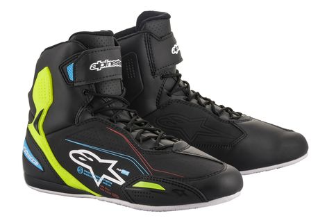 Ajokengät Alpinestars Faster-3, musta/keltainen/sininen - Ajokengät - D323841 - 2
