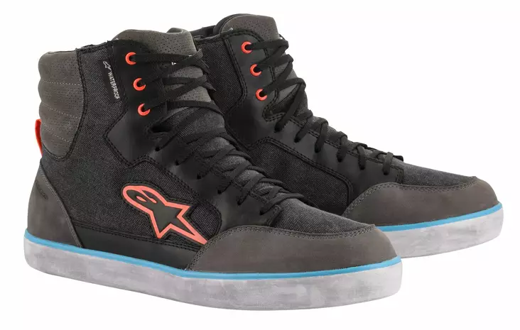 Alpinestars Ajokenkä Lady J-6 vedenpitävä harmaa/violetti - Ajokengät - D324241 - 1