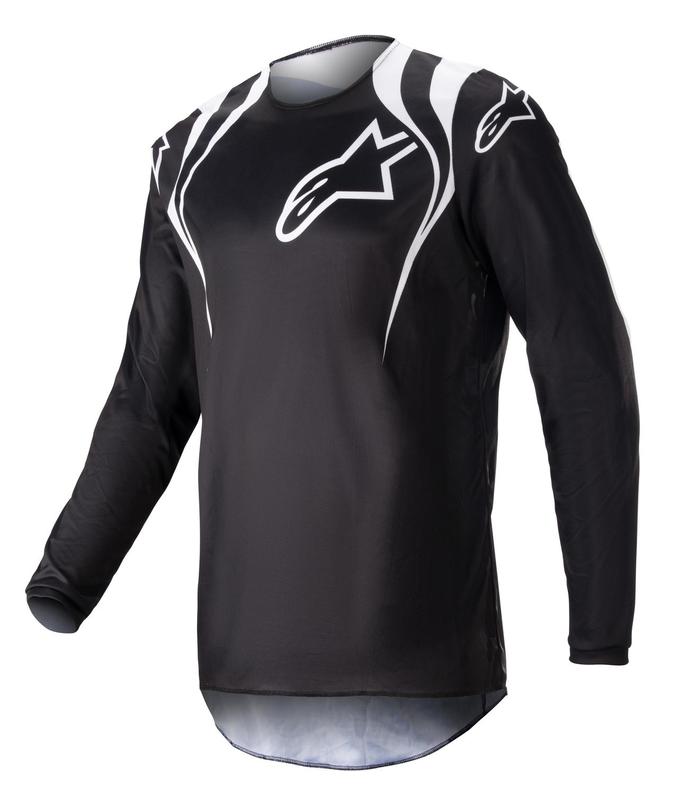 Alpinestars crossipaita Fluid Narin Musta/Valkoinen - Crossipaidat - D437861 - 2