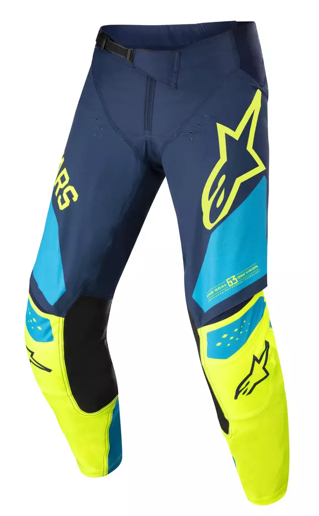 Alpinestars Housut Racer Nuorten Factory Sininen/Keltainen - Lasten crossihousut - D393821 - 1