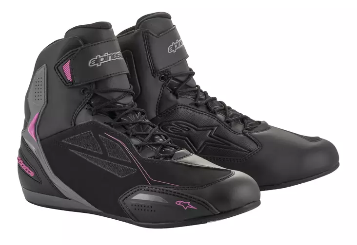 Alpinestars Nilkkurit Stella Faster-3 Drystar Musta/Silver - Ajokengät - D261431 - 1