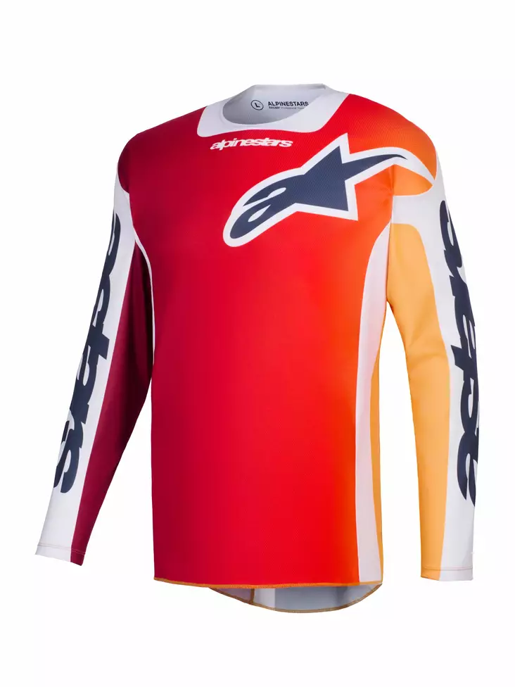 Alpinestars Racer Portl Paita Punainen/Harmaa/Tummanharmaa - Crossipaidat - D512791 - 1