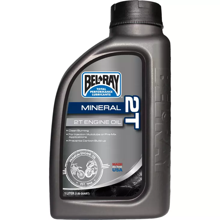 Bel-Ray 2-T MINERAL OIL 1.0 L - 2T Moottoriöljyt - 55-820-001 - 1