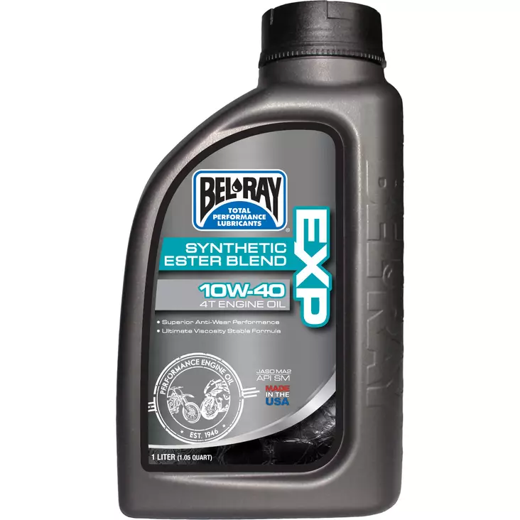 Bel-Ray EXP Synthetic Ester Blend 4T Engine Oil 10W-40 1L - 4-T Moottoriöljyt - 55-809-001 - 1