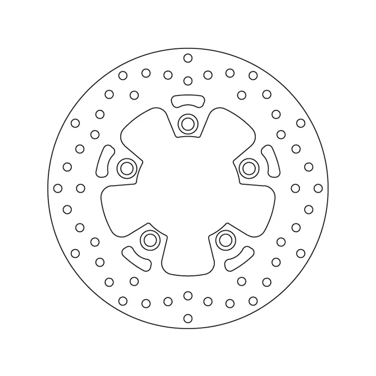 Brembo Jarrulevy Serie Oro - Moottoripyörän jarrulevyt - 232-68B40771 - 1