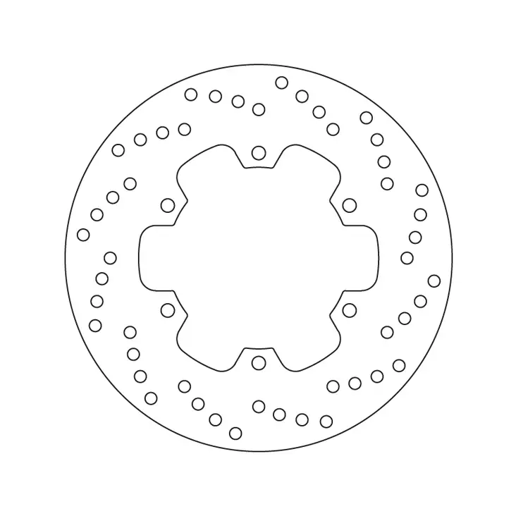 Brembo Jarrulevy Serie Oro - Moottoripyörän jarrulevyt - 232-68B40791 - 1