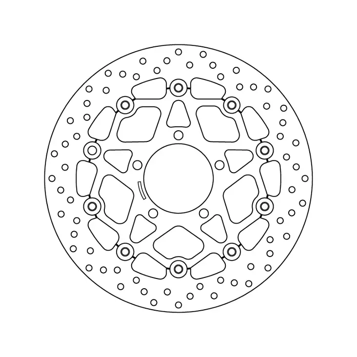 Brembo Jarrulevy Serie Oro kelluva - Moottoripyörän jarrulevyt - 232-78B40861 - 1