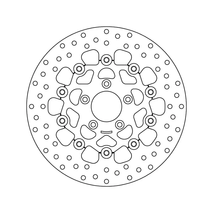 Brembo Jarrulevy Serie Oro kelluva - Moottoripyörän jarrulevyt - 232-78B40891 - 1