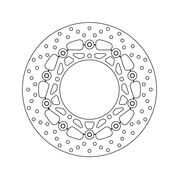 Brembo Serie Oro jarrulevy kelluva - Moottoripyörän jarrulevyt - 232-78B40831 - 1
