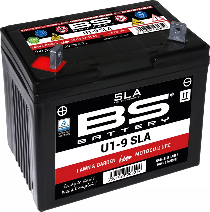 BS Battery SLA U1-9 Lawn & Garden Series - BS akut - 140-300901 - 1