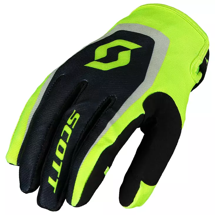 Crossihanskat Scott 350 Dirt, musta/keltainen - Crossihanskat - 626-1931-1 - 1