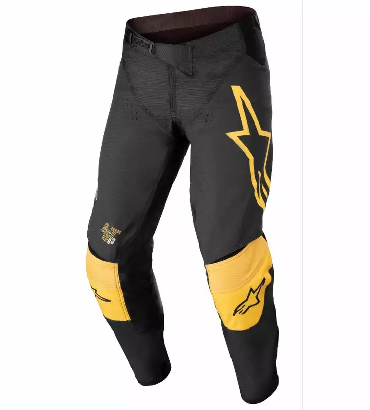 Crossihousut Alpinestars Techstar Quadro, musta/keltainen - Crossihousut - D393441 - 1