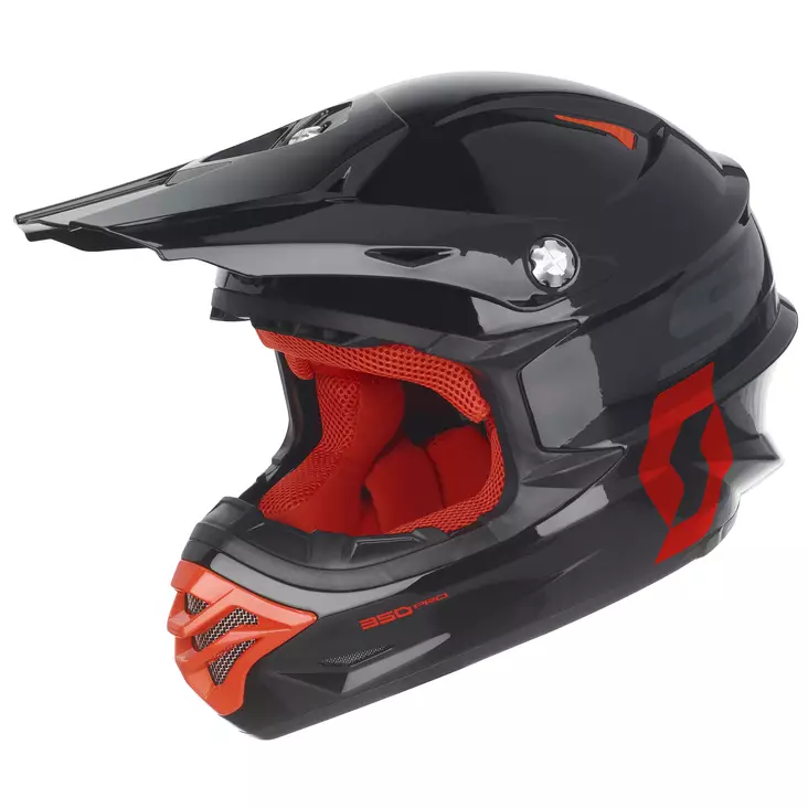 Crossikypärä Scott 350 Pro ECE, musta/oranssi - Crossikypärät - 620-7002-1 - 2