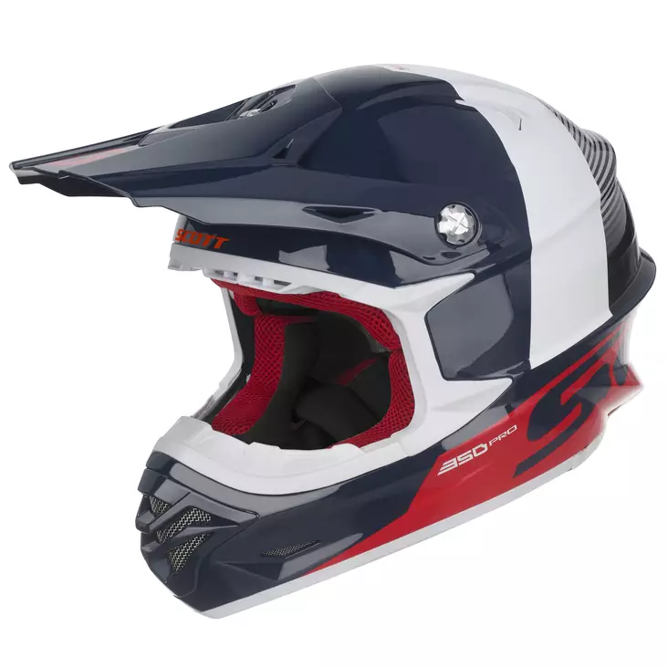 Crossikypärä Scott 350 Pro Track ECE, sininen/punainen - Crossikypärät - 620-7008-1 - 2