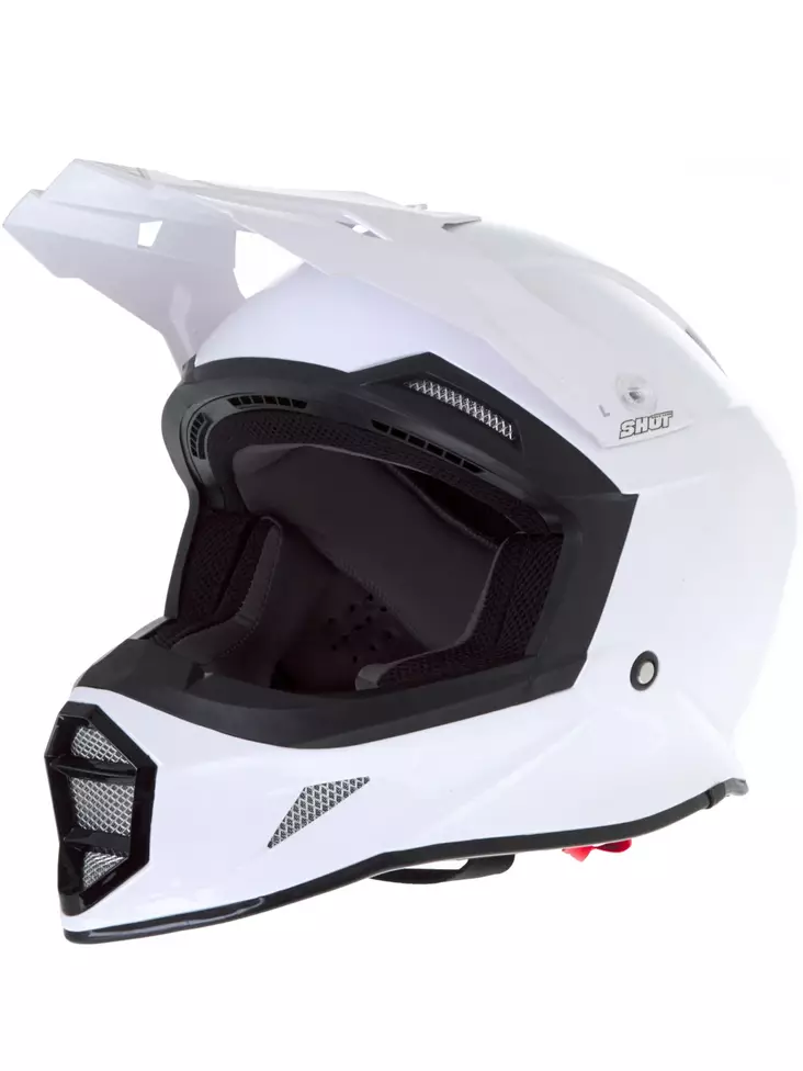 Crossikypärä Shot Striker Solid, valkoinen - Crossikypärät - 610-7008-1 - 2