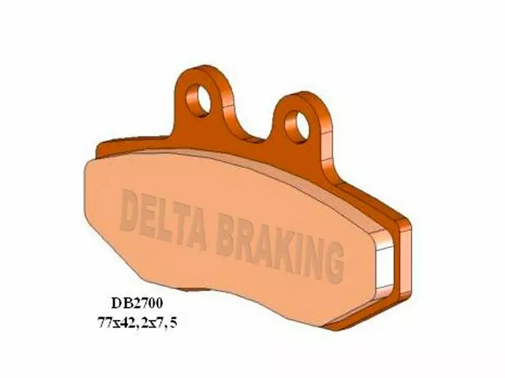 Delta Braking Jarrupalat, Aprilia / Derbi / Rieju - Mopon jarrupalat - 23-DB2700M1 - 1
