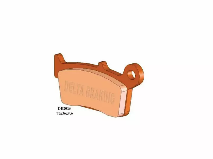 Delta Braking Jarrupalat, Kymco - Mopon jarrupalat - 23-DB2016M1 - 1