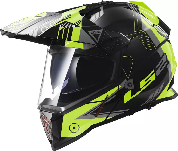 Endurokypärä LS2 MX436, Trigger musta/valkoinen/keltainen - Crossikypärät - 636-6050-1 - 2