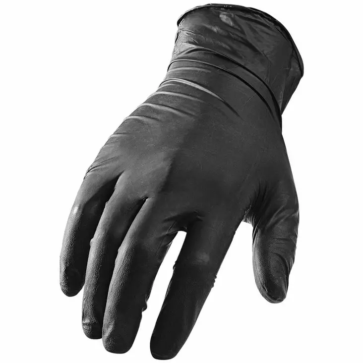 EVS Mekaanikon hanskat Nitrile, musta (100-pack) - Crossihanskat - 642-1800-1 - 1