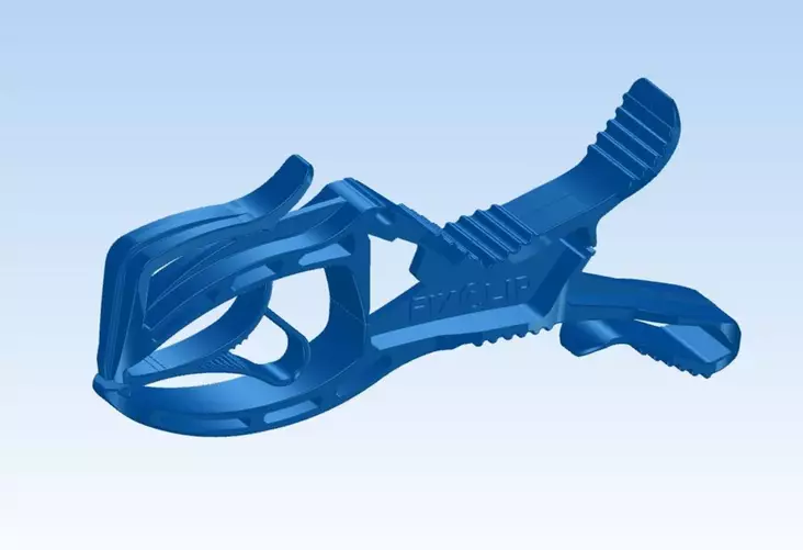 FIXCLIP Mini 12-pack sininen - Veneen ruuvit ja pidikkeet - 128-0121 - 1