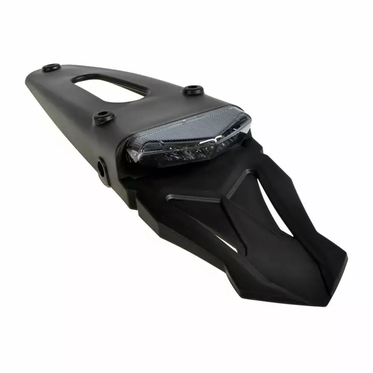 Forte Takalokasuojan jatke, Future, Led-valolla, Savu lasi, Kolmio, E-hyv. - Mopon takavalot - 306-71671 - 1