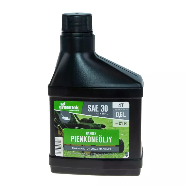 Greentek Garden SAE 30, 0,6L , (Mineraali - X1-R) - Puutarhakoneiden öljyt ja kemikaalit - 553-83051 - 1